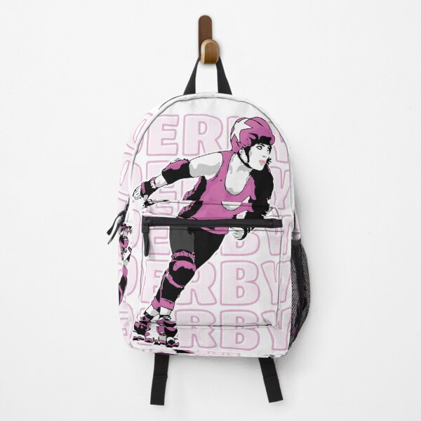 Item preview, Roller Derby Girl - Derby Background - Pink - Roller Derby designed and sold by Design Raptor.