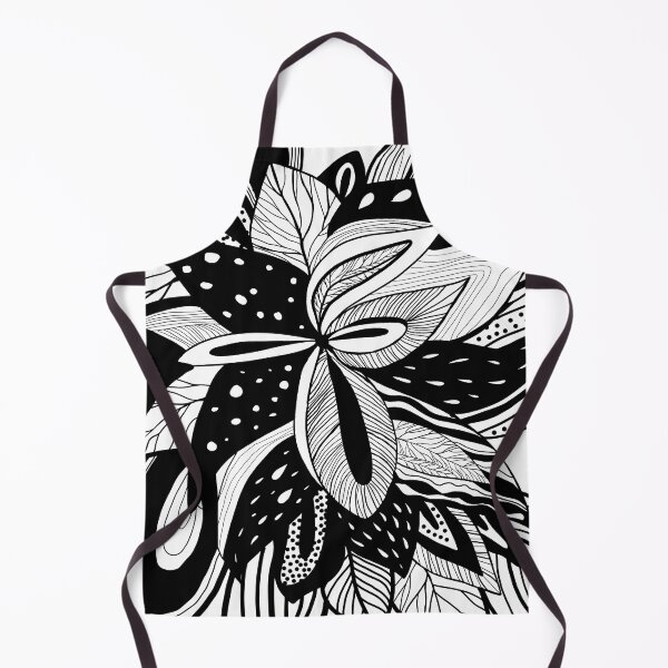 Item preview, Black Ink Flower Drawing designed and sold by NancyMerkle.