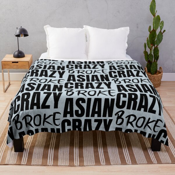 Item preview, Crazy Broke Asian-Crazy Rich Asians Design in black text designed and sold by RicardoBennett.