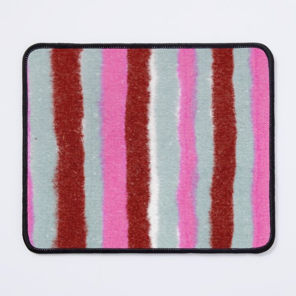 Item preview, vertical irregular striped pattern,pink,brown and gray designed and sold by patterncrow.