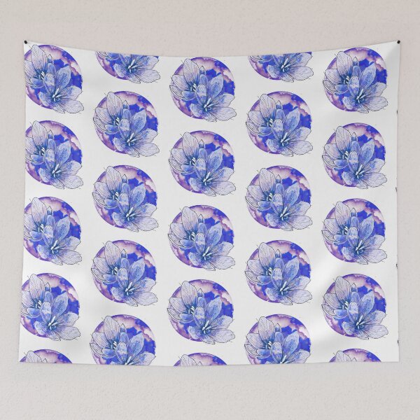 Item preview, Colorful flowers in circle designed and sold by Lazut.