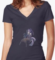 Akatsuki Women's Fitted V-Neck T-Shirt