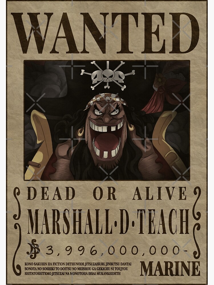 One Piece Wanted Poster Anime - Poster Giapponese Anime One Piece