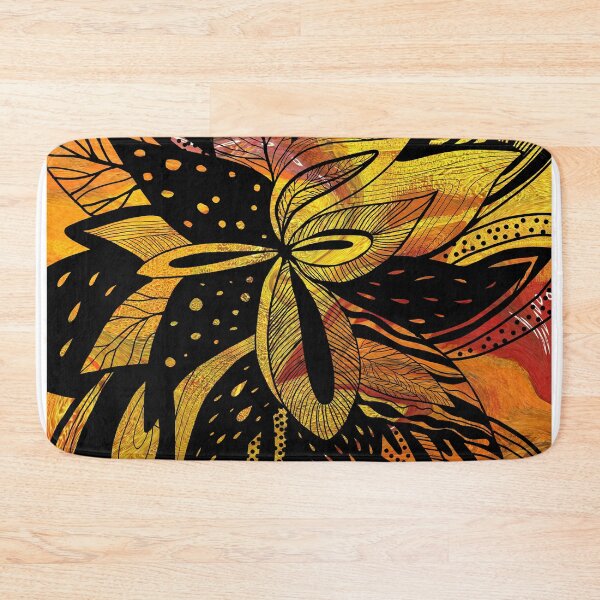 Item preview, Colorful Large Scale Floral Drawing  designed and sold by NancyMerkle.