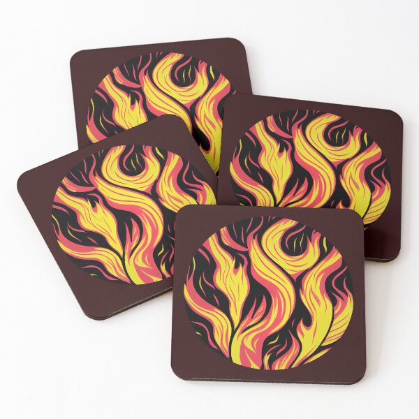Item preview, Abstract Fire Circle || Vector Art Flames designed and sold by MadSwellDesigns.
