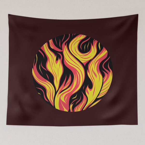 Item preview, Abstract Fire Circle || Vector Art Flames designed and sold by MadSwellDesigns.