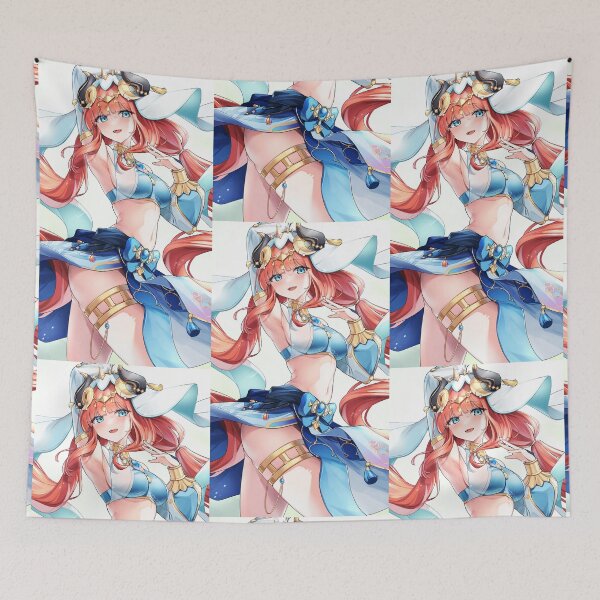 Item preview, Genshin Impact Nilou Waifu Poster designed and sold by pinkcee.
