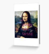 Guess Who Greeting Card
