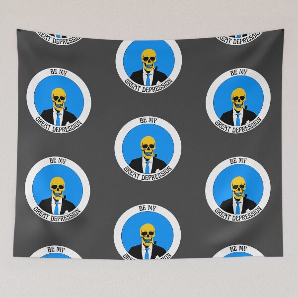 Artikelvorschau, Be My Great Depression Pop Art Skull entworfen und verkauft von PVSKI.