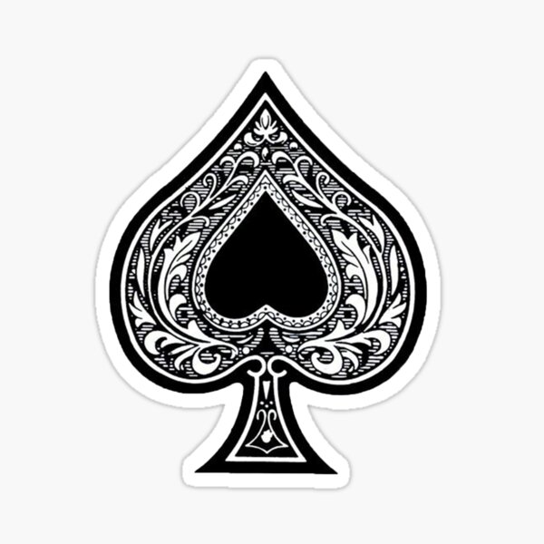 Ace of Spades logo embroidered #ace #blackace #aceofspades