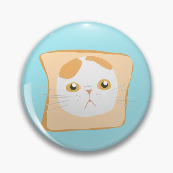 Item preview, Cute funny cat stuck in toast meme designed and sold by mangra.