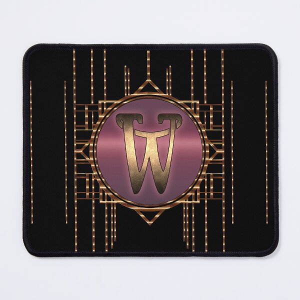 Item preview, Art Nouveau Letter W 1920's Vintage Monogram designed and sold by Xarah.