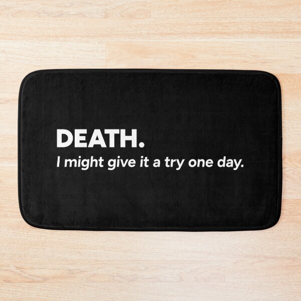 Item preview, DEATH. I might give a try one day. designed and sold by redacteddesign.