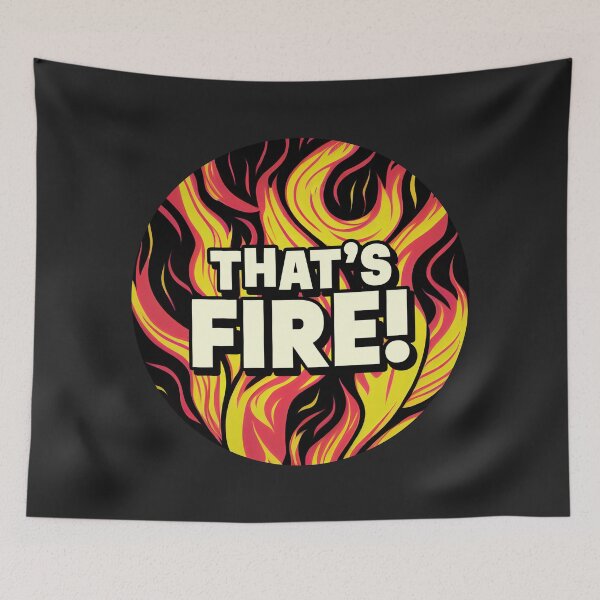 Item preview, That's Fire! || Abstract Fire Circle || Vector Art Flames designed and sold by MadSwellDesigns.