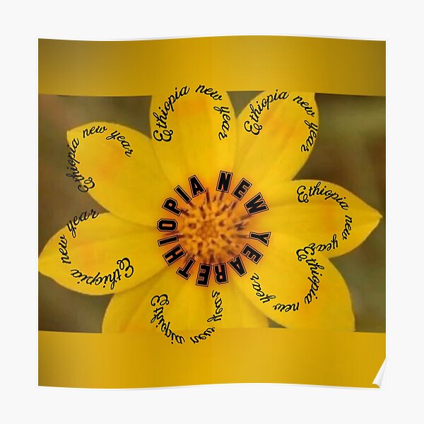 "Ethiopia new year 2023" Poster for Sale by Voiceofarty | Redbubble