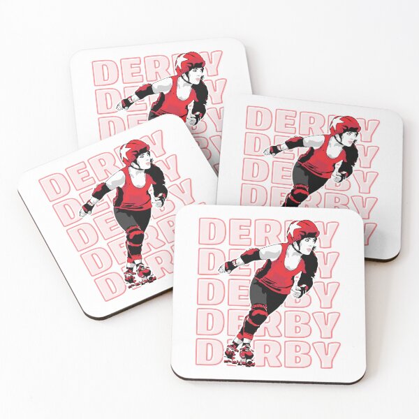 Item preview, Roller Derby Girl - Derby Background - Red - Roller Derby designed and sold by Design Raptor.
