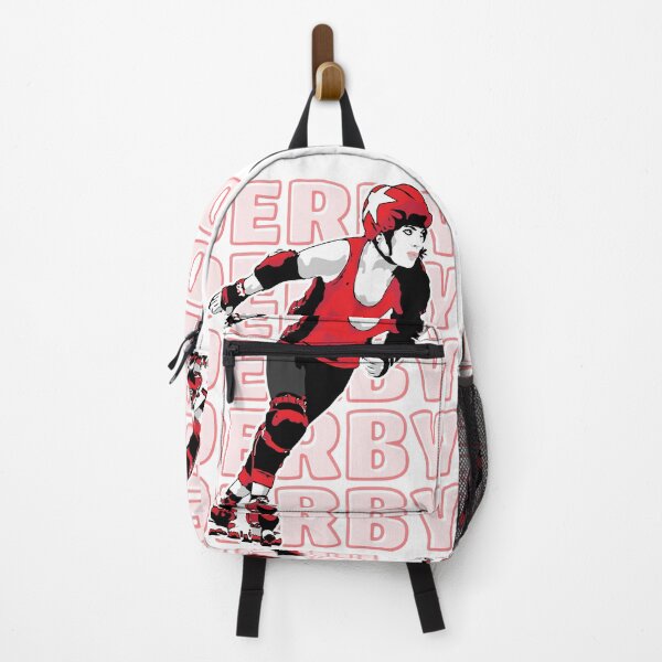 Item preview, Roller Derby Girl - Derby Background - Red - Roller Derby designed and sold by Design Raptor.