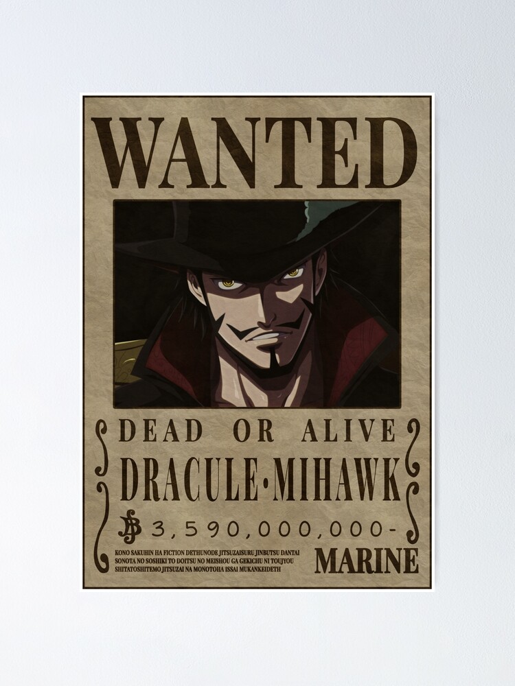 Colar One Piece Mihawk