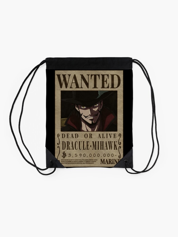 Dracule Mihawk One Piece Taka No Me Bounty Poster Hawk eyes