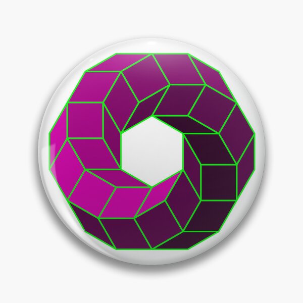Item preview, Hexagon-pink color designed and sold by WSShopArt21.