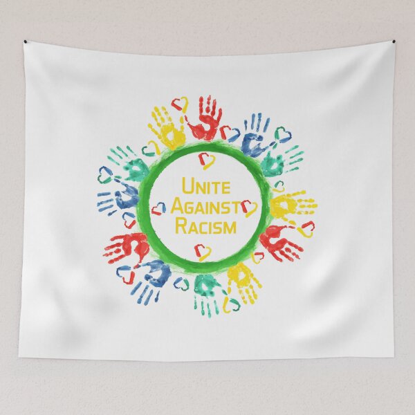 Item preview, Anti Racism Slogan | Unite Against Racism designed and sold by styleofpop.