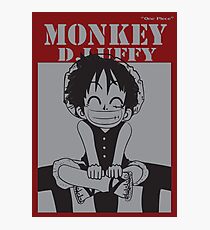 anime-luffy Photographic Print
