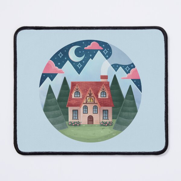 Item preview, Enchanted Cottage in the Mountains designed and sold by HeySpiritAnimal.