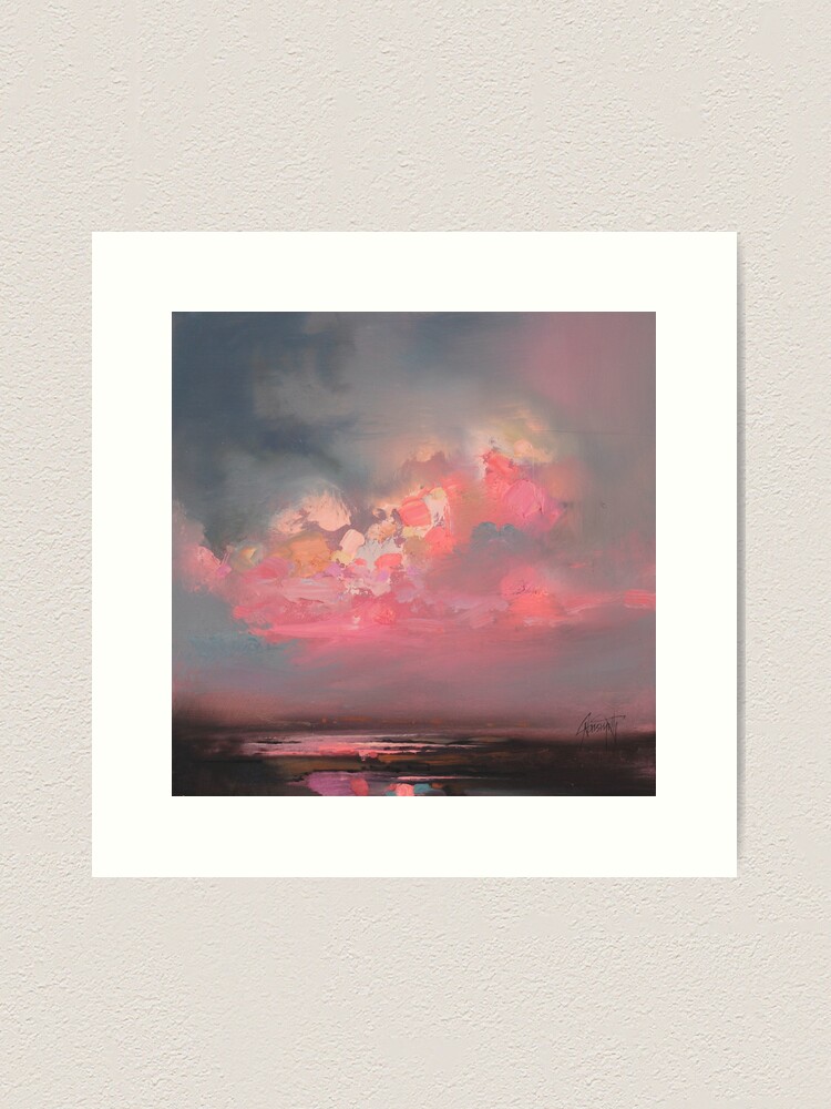 Alternate view of Cumulus Consonance Study 1 Art Print