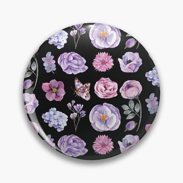 Item preview, Purple and Pink Flowers designed and sold by Alicia Chee.