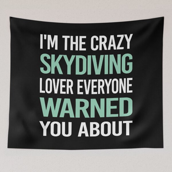 Item preview, Crazy Lover Skydiving Skydive Skydiver designed and sold by BimBamFrank.