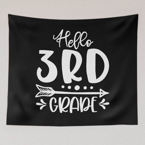 Item preview, Hello third grade. 3rd grade. designed and sold by FallInLoveCo.