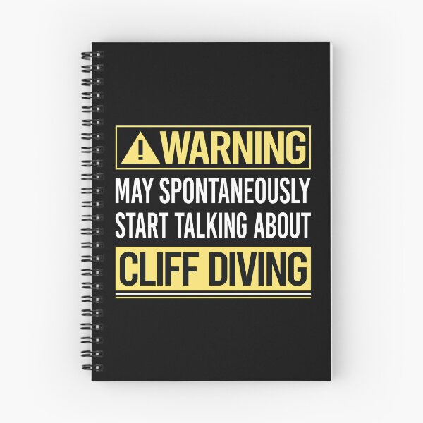 Item preview, Warning About Cliff Diving designed and sold by WrightTrouble.