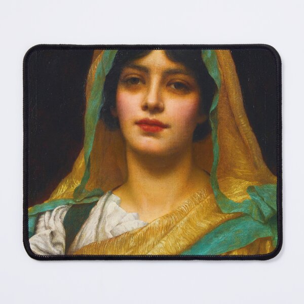 Item preview, John William Godward Head Of A Girl, Atalanta (1902) designed and sold by TeeARTHY.