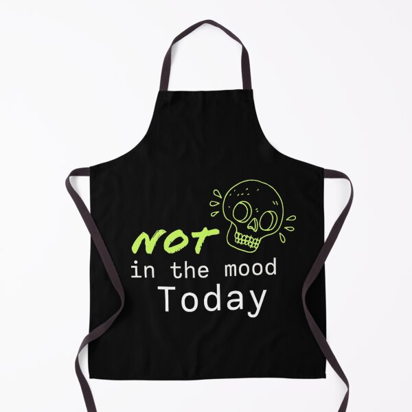 Item preview, Not In The Mood Today #green skull# designed and sold by Scopestor.