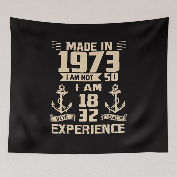 Item preview, Anchor Made In 1973 50th Birthday 50 Years Old designed and sold by AperAmyiah.