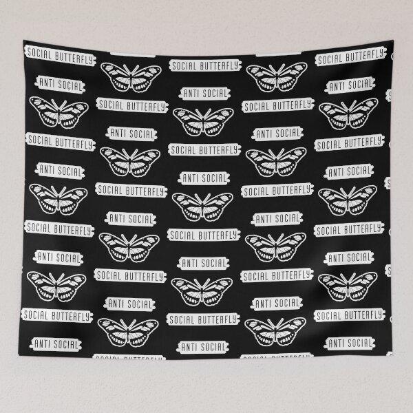Item preview, Antisocial Social Butterfly designed and sold by EloraBabz.