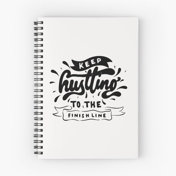 Item preview, Keep Hustling To The Finish Line In T shirts & Stickers  designed and sold by Yassin  KM.