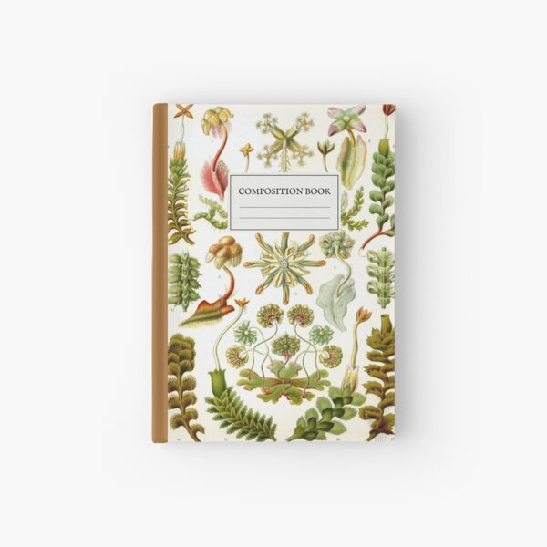 Item preview, Aesthetic Vintage Botanical Composition Book designed and sold by littleaxii.