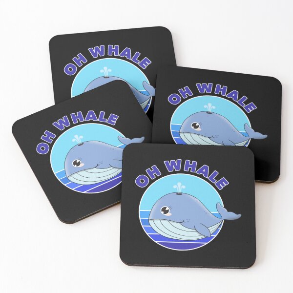 Item preview, Meme Blue Oh, whale...' Kawaii Whale designed and sold by PatrickWeidle.