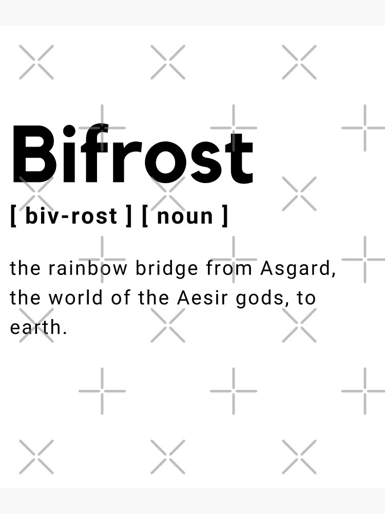 word-definition-bifrost-black-and-white-poster-for-sale-by-neo-astre