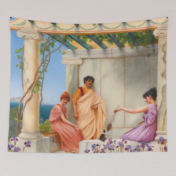 Item preview,  John William Godward Playtime (1891) Figurative designed and sold by TeeARTHY.