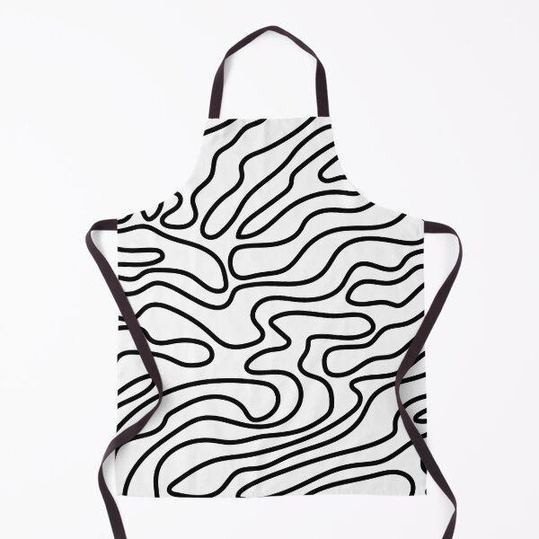 Item preview, Black Wavy Lines Pattern designed and sold by JustCreate2016.
