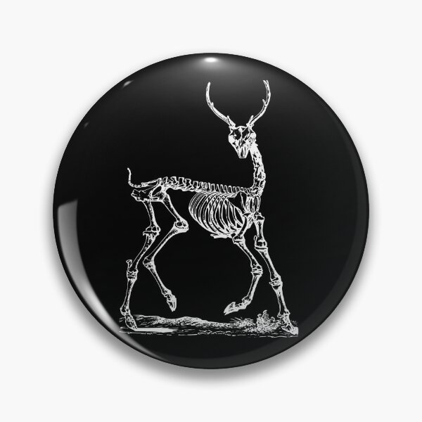 Item preview, Deer skeleton - white designed and sold by Lacebark.