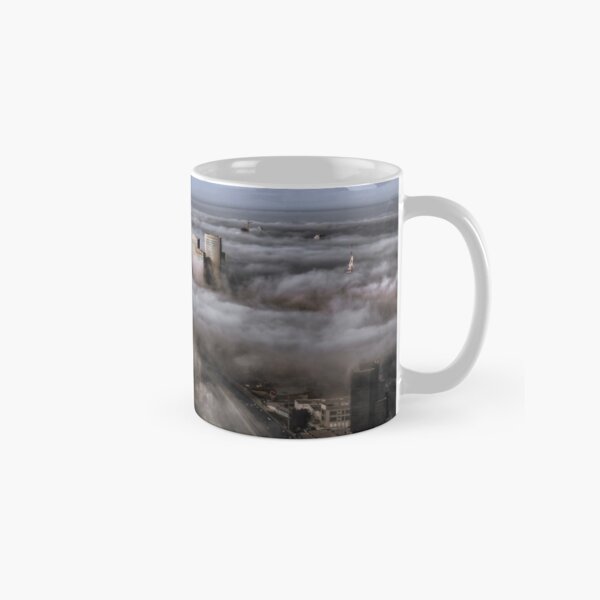 City Skyscrapers Above The Clouds Classic Mug