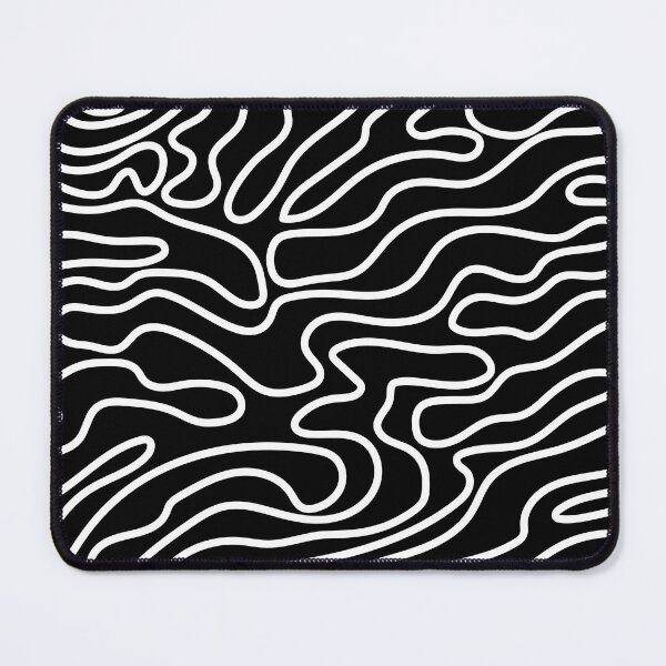 Item preview, White Wavy Lines Pattern designed and sold by JustCreate2016.