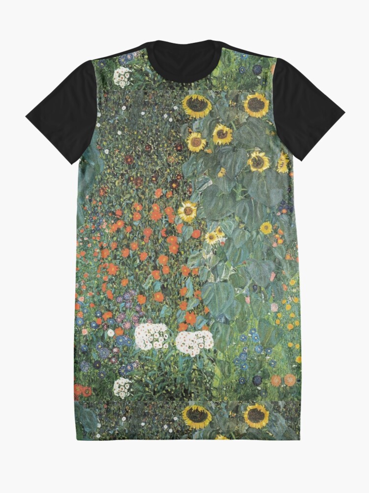 Alternate view of Gustav Klimt - The Sunflower Graphic T-Shirt Dress
