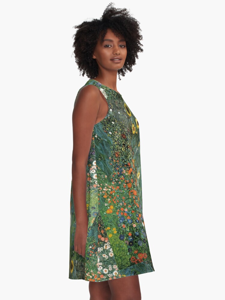 Alternate view of Gustav Klimt - The Sunflower A-Line Dress