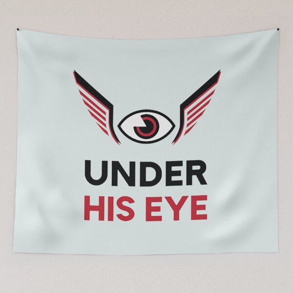 Item preview, Under His Eye Handmaid's Tale (Red) Sticker designed and sold by Apparelella.