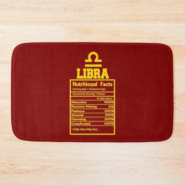 Item preview, Libra Nutrition Facts designed and sold by GuwdTCo.