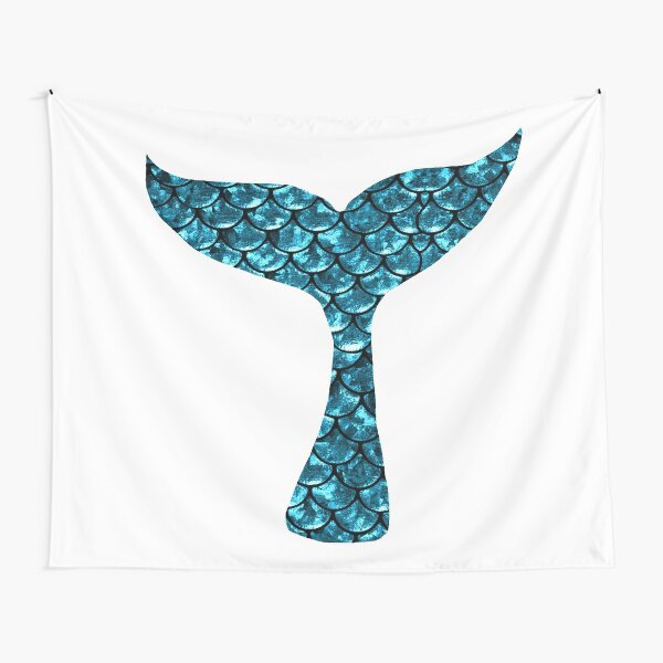 Mermaid Tail Blue Tapestry For Sale By Maryedenoa Redbubble